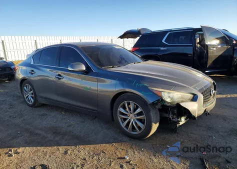 2014 Infiniti Q50 Base from USA, damaged, VIN JN1BV7AP9EM673628